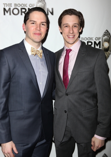 Kevin Duda and Jason Michael Snow attending the Broadway Opening Night After Party fo Photo