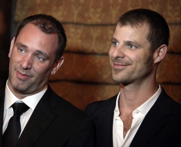 Trey Parker & Matt Stone attending the Broadway Opening Night After Party for 'The Bo Photo