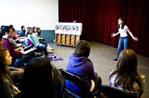 Photo Coverage: Daisy Eagan Visits the Broadway Workshop Image