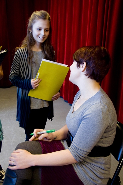 Photo Coverage: Daisy Eagan Visits the Broadway Workshop Image