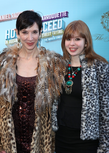 Amy Fine Collins attending the Broadway Opening Night Performance of  'How to Succeed Photo
