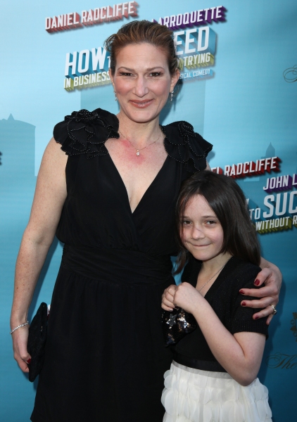 Ana Gasteryer & Daughter Frances Mary McKittrick attending the Broadway Opening Night Photo
