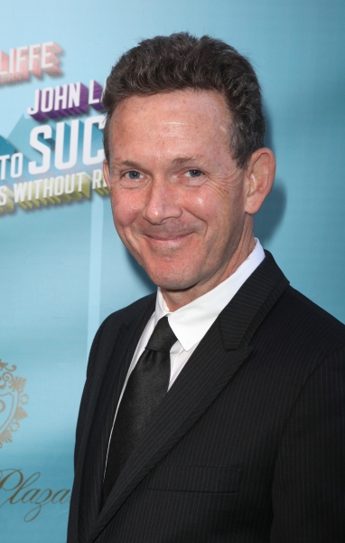 John Logan attending the Broadway Opening Night Performance of  'How to Succeed in Bu Photo