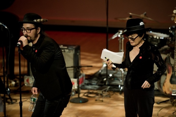 Photo Flash: Yoko Ono, Sean Lennon, & More Perform at Miller Theatre’s Benefit for Japan Image