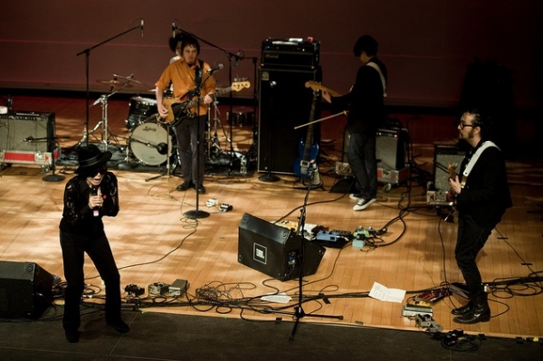 Photo Flash: Yoko Ono, Sean Lennon, & More Perform at Miller Theatre’s Benefit for Japan Image