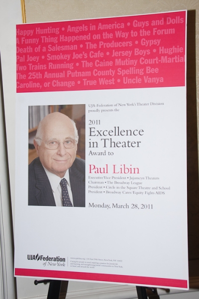 Photo Coverage: Lavin, Pinkins & More Honor Paul Libin at Excellence in Theater Awards Image