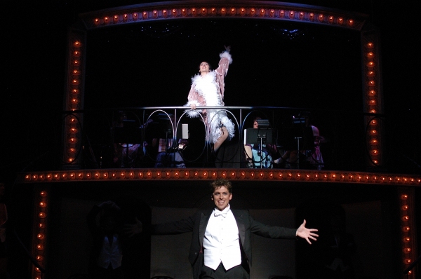 Kendal Hartse as Sally Bowles and Leo Ash Evens as the Emcee Photo