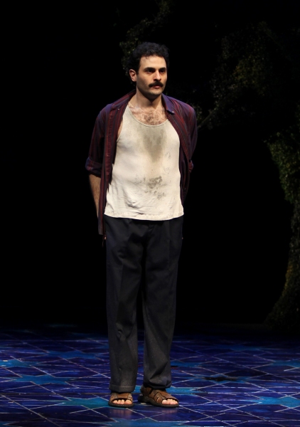 Arian Moayed during the Broadway Opening Night Curtain Call for 'Bengal Tiger at the  Photo