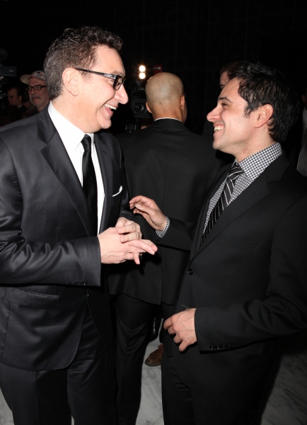 Director Moises Kaufman & Playwright Rajiv Joseph attending the Broadway Opening Nigh Photo