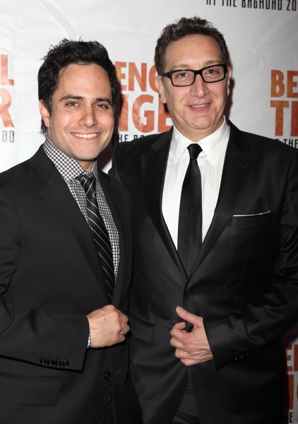 Rajiv Joseph & Moises Kaufman attending the Broadway Opening Night After Party for 'B Photo