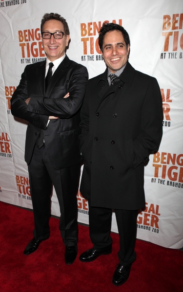 Moises Kaufman & Rajiv Joseph attending the Broadway Opening Night Performance of 'Be Photo