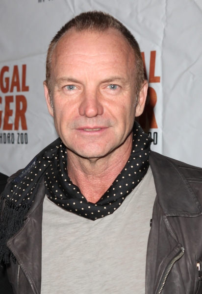 Sting attending the Broadway Opening Night Performance of 'Bengal Tiger At The Baghda Photo