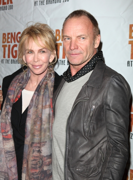 Trudie Styler & Sting attending the Broadway Opening Night Performance of 'Bengal Tig Photo