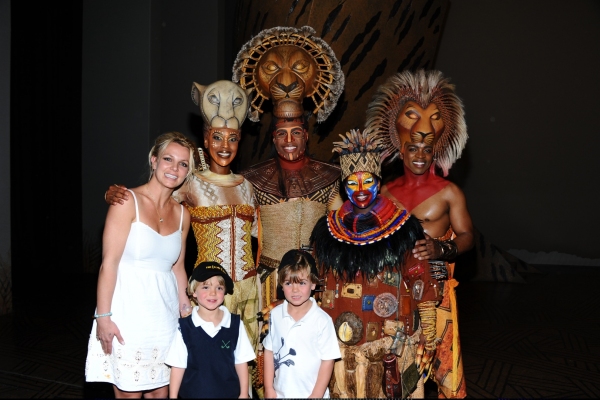 Photo Coverage: Britney Spears and Family Visit THE LION KING in Las Vegas! Image
