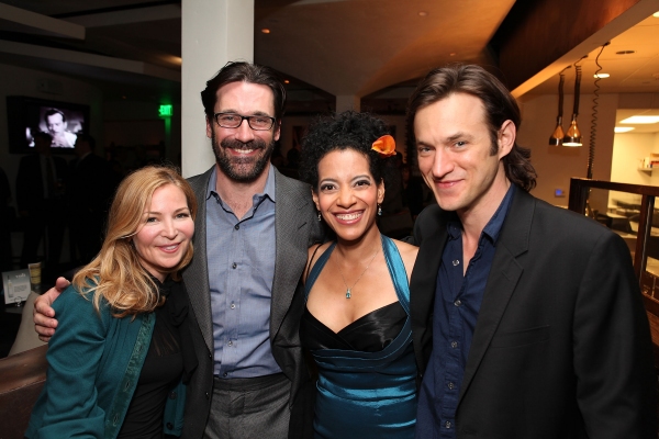 LOS ANGELES, CA - APRIL 3: (L-R) Actress/Writer Jennifer Westfeldt, actor Jon Hamm, c Photo