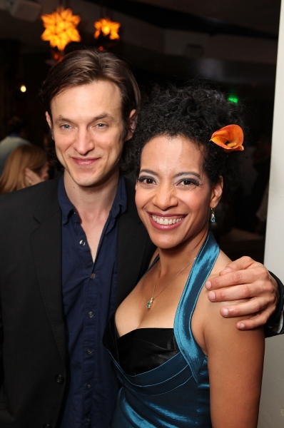 LOS ANGELES, CA - APRIL 3: Cast members Adam Rothenberg (L) and Zabryna Guevara (R) p Photo