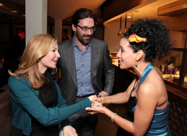 Photo Flash: Hall, Short, Garber & More at CTG's BURN THIS Opening Night! Image
