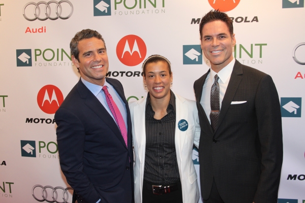  Andy Cohen, Katie Miller and Jorge Valencia Photo