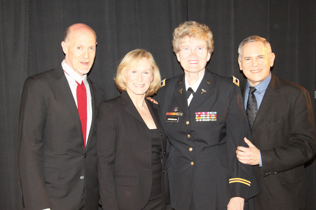  Neil Meron, Glenn Close, Col. Margarethe "Grethe" Cammermeyer and Craig Zadan Photo