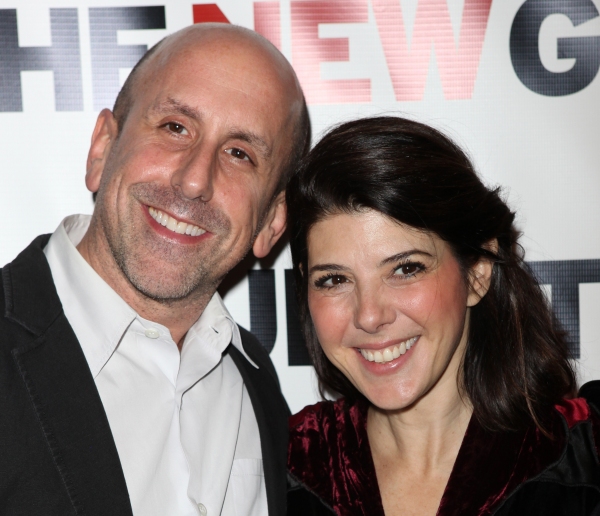 Marisa Tomei & Scott Elliott attending the Off-Broadway Opening Night Party for The N Photo