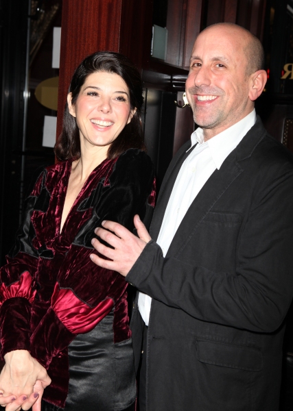 Marisa Tomei & Scott Elliott attending the Off-Broadway Opening Night Party for The N Photo