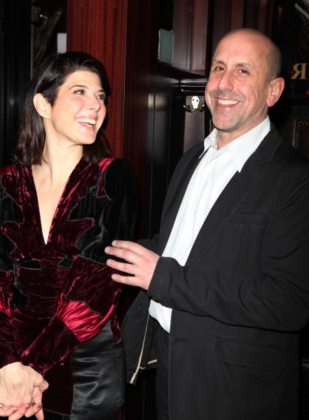 Marisa Tomei & Scott Elliott attending the Off-Broadway Opening Night Party for The N Photo