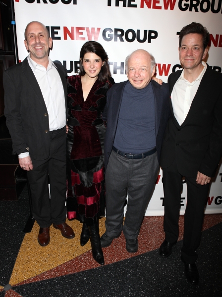 Scott Elliott, Marisa Tomei, Wallace Shawn and Frank Whaley attending the Off-Broadwa Photo