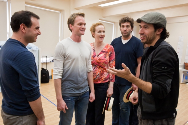 Photo Flash: Neil Patrick Harris & the Cast of COMPANY in Rehearsal! 