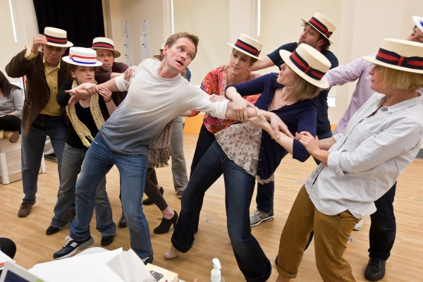 Photo Flash: Neil Patrick Harris & the Cast of COMPANY in Rehearsal! 