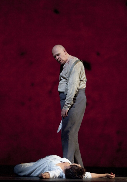 Alan Held in the title role and Waltraud Meier as Marie in Berg's "Wozzeck." Photo: C Photo