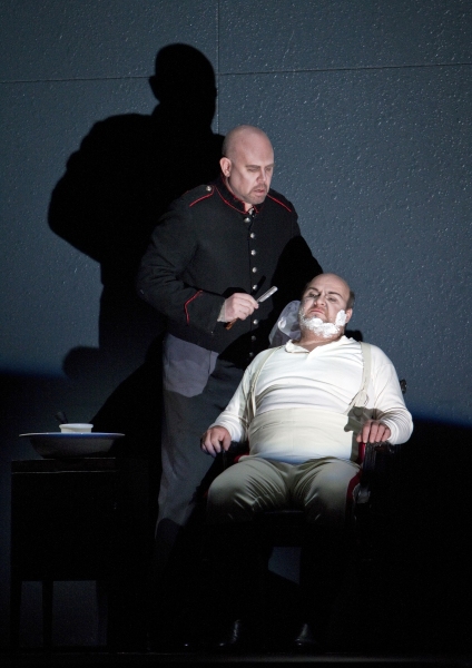 Alan Held in the title role and Gerhard Siegel as the Captain in Berg's 