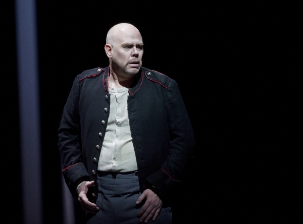 Alan Held in the title role of Berg's "Wozzeck." Photo: Cory Weaver/Metropolitan Oper Photo