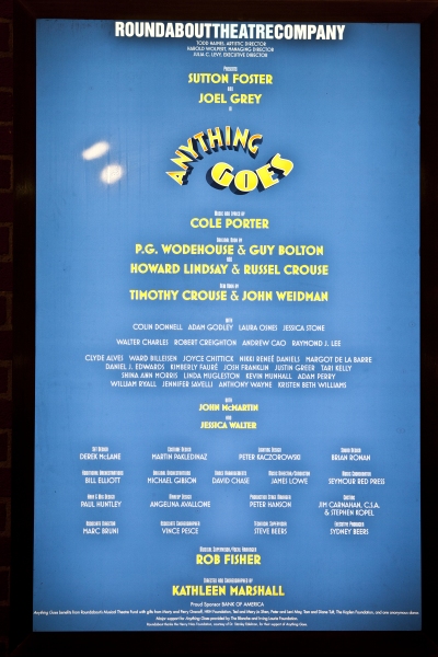Photo Coverage: ANYTHING GOES Opening Night Curtain Call! Image