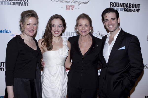 Kathleen Marshall, Laura Osnes, Jessica Walter and Colin Donnell Photo