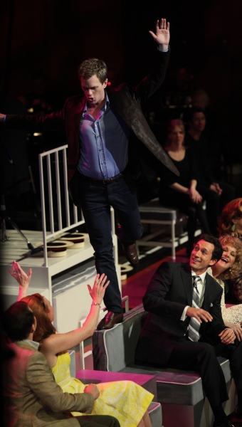 Neil Patrick Harris with Aaron Lazar & Katie Finneran performing in the New York Phil Photo