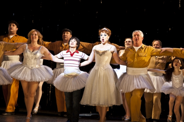 Laura Marie Duncan, Alex Ko, Emily Skinner, Gregory Jbara and the Company of "Billy E Photo