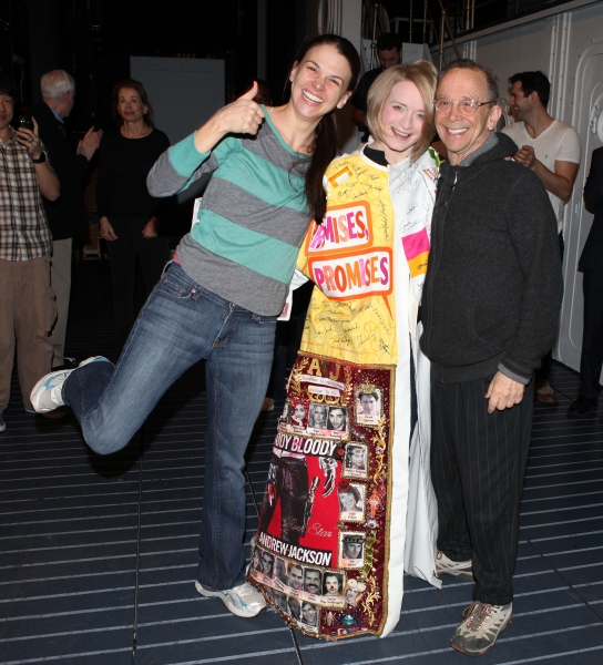 Sutton Foster & Joyce Chittick & Joel Grey attending the Opening Night Performance Gy Photo