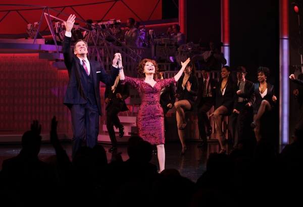 Nick Wyman & Linda Hart during the Broadway Opening Night Curtain Call for 'Catch Me  Photo