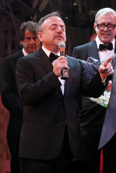David Rockwell, Marc Shaiman & Scott Wittman during the Broadway Opening Night Curtai Photo