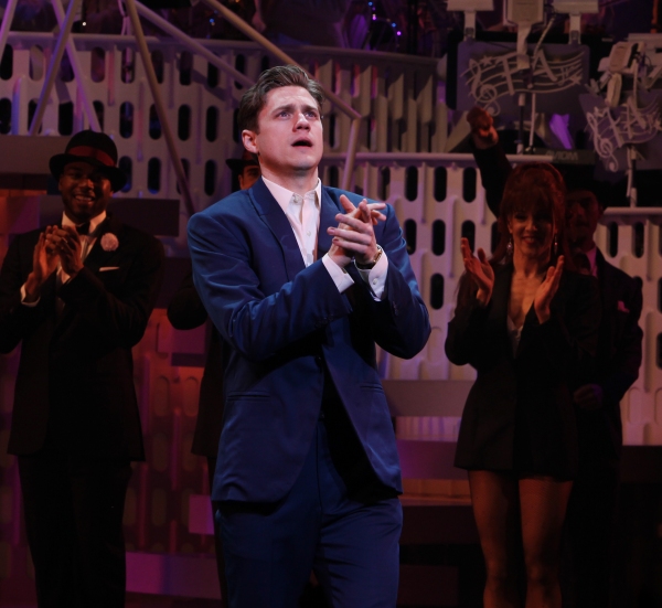 Aaron Tveit during the Broadway Opening Night Curtain Call for 'Catch Me If You Can'  Photo