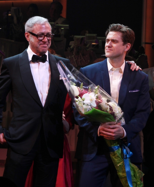 Scott Wittman & Aaron Tveit during the Broadway Opening Night Curtain Call for 'Catch Photo