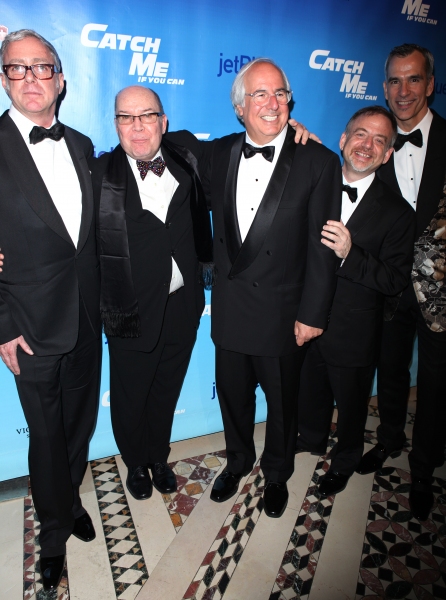 Scott Wittman, Jack O'Brien, Frank Abagnale Jr. Marc Shaiman & Jerry Mitchell attendi Photo