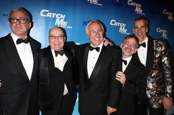 Scott Wittman, Jack O'Brien, Frank Abagnale Jr. Marc Shaiman & Jerry Mitchell attendi Photo