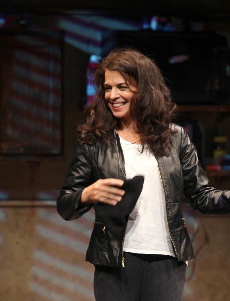 Annabella Sciorra during the Broadway Opening Night Performance Curtain Call for 'The Photo