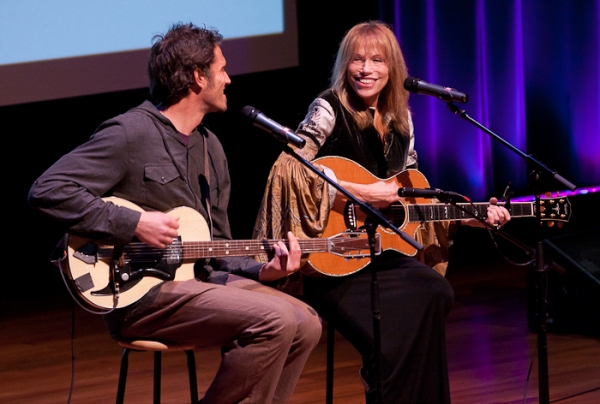 Carly Simon with her son Ben Simon Photo