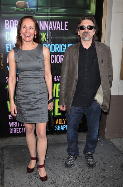 Laurie Metcalf & Dennis Boutsikaris attending the Broadway Opening Night Performance  Photo