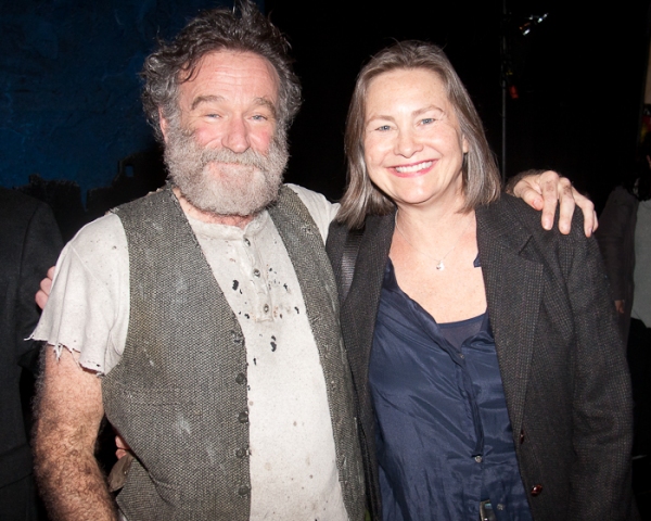 Photo Coverage: Cherry Jones Visits BENGAL TIGER Image