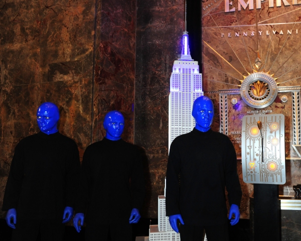 Photo Flash: Blue Man Group Lights Up Empire State Building  Image