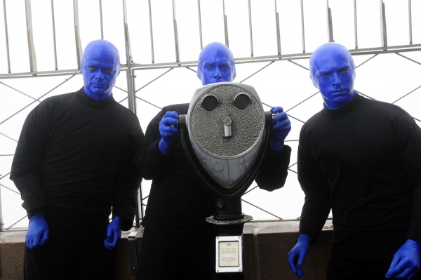 Photo Flash: Blue Man Group Lights Up Empire State Building Image
