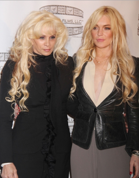 Victoria Gotti and Lindsay Lohan Photo
